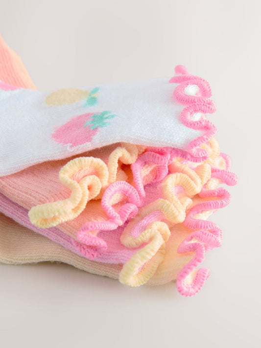 Bright Fruit Baby Socks 5 Pack (0mths-2yrs) image 3