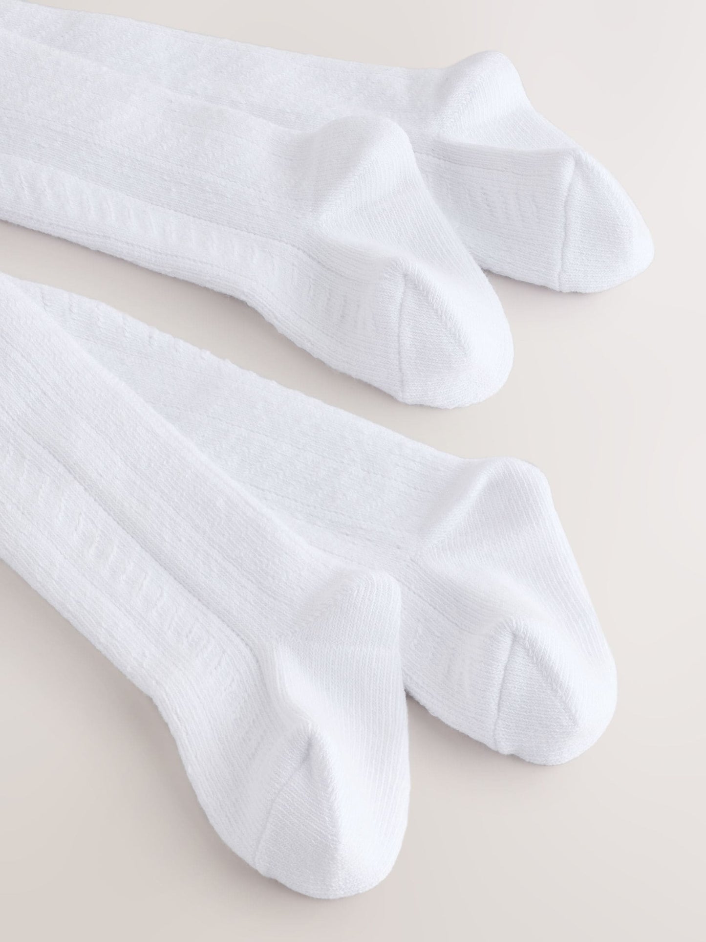 White Pelerine Baby Tights 2 Pack (0mths-2yrs) image 4
