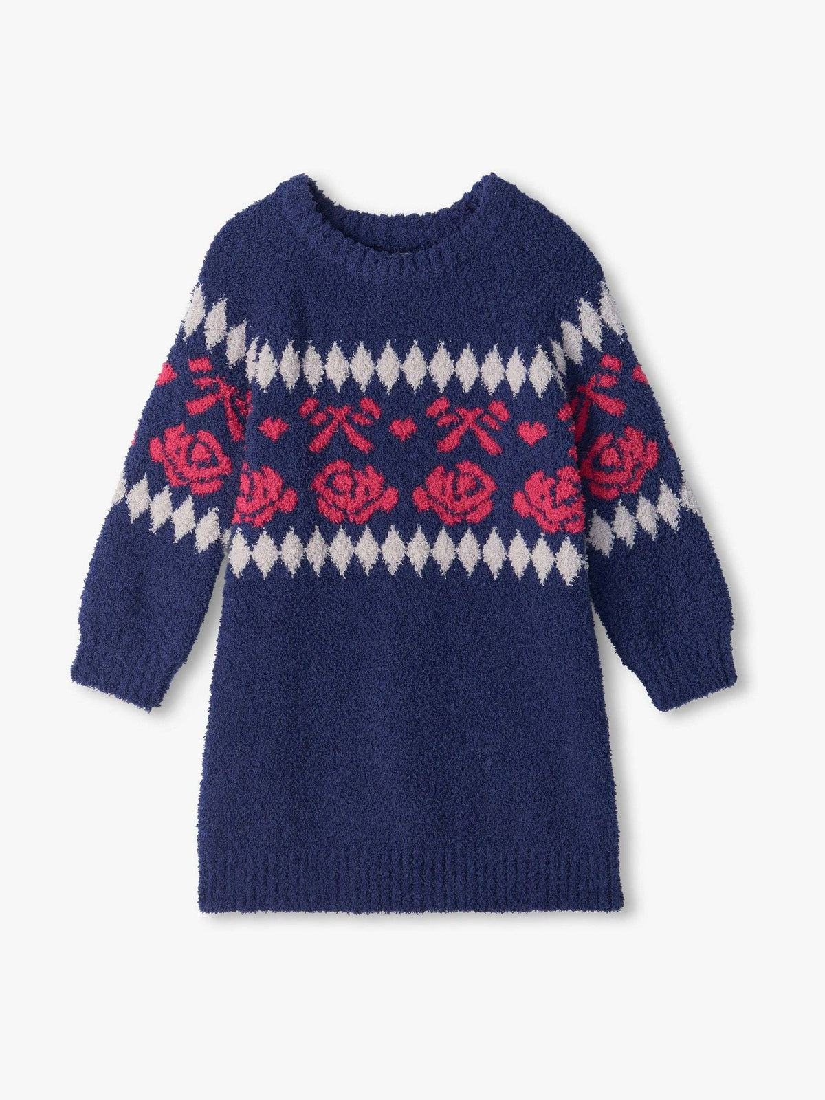 Dsiney Kidz - Hatley Blue Roses and Bows Raglan Jumper Dress image 1