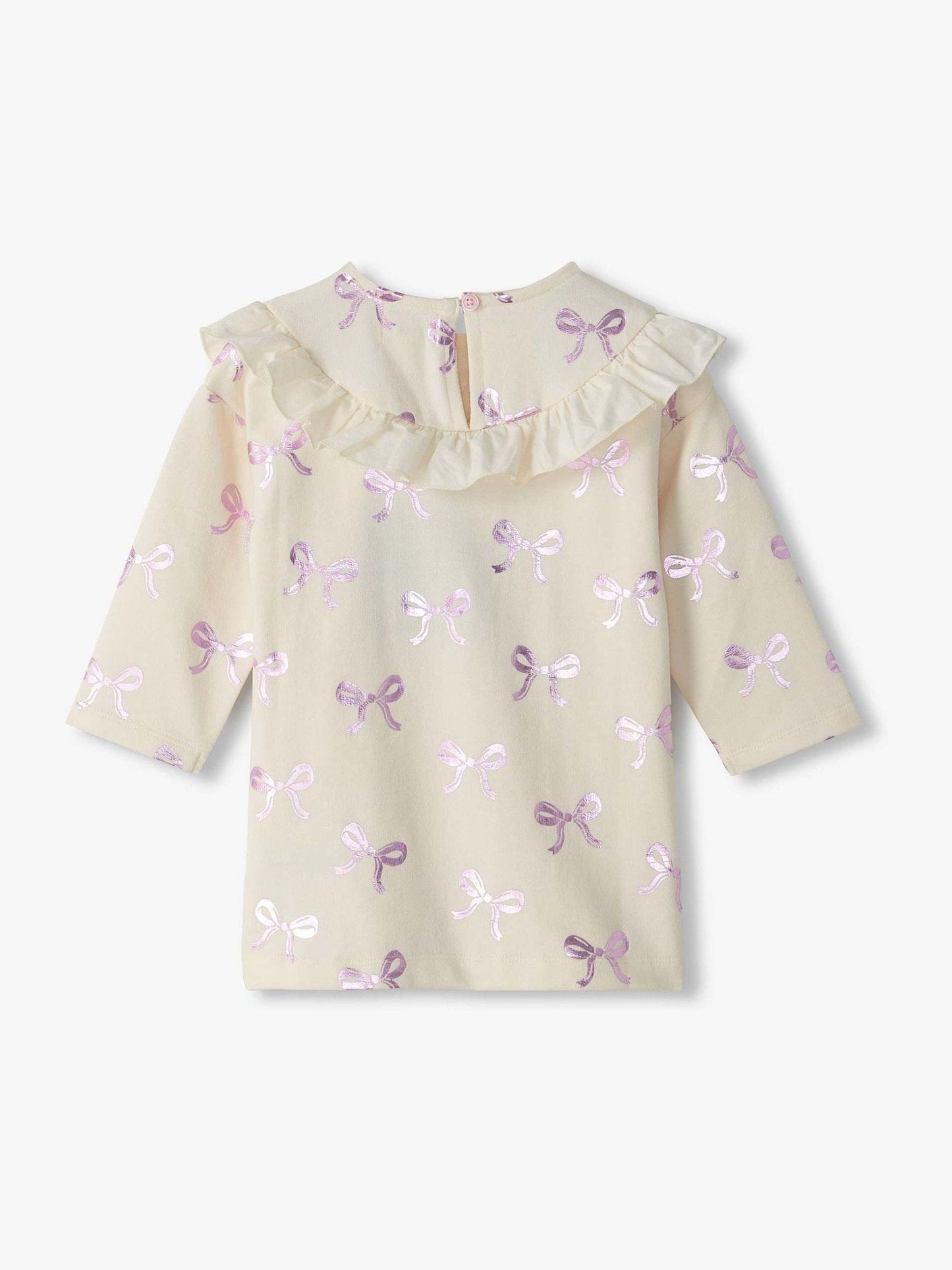 Dsiney Kidz - Hatley Natural Foil Bows Ruffle Dress image 2