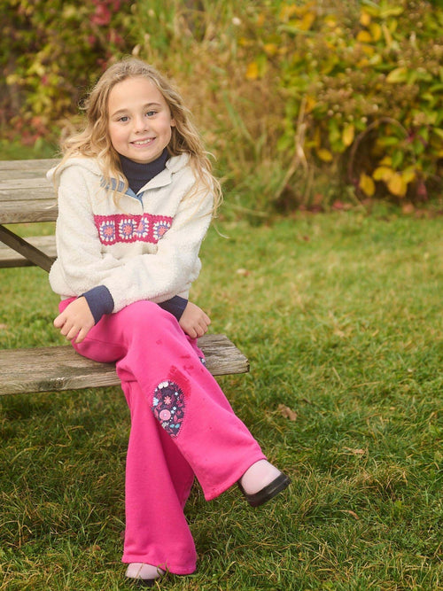 Dsiney Kidz - Hatley Natural Fuzzy Crochet Pullover Jumper image 1