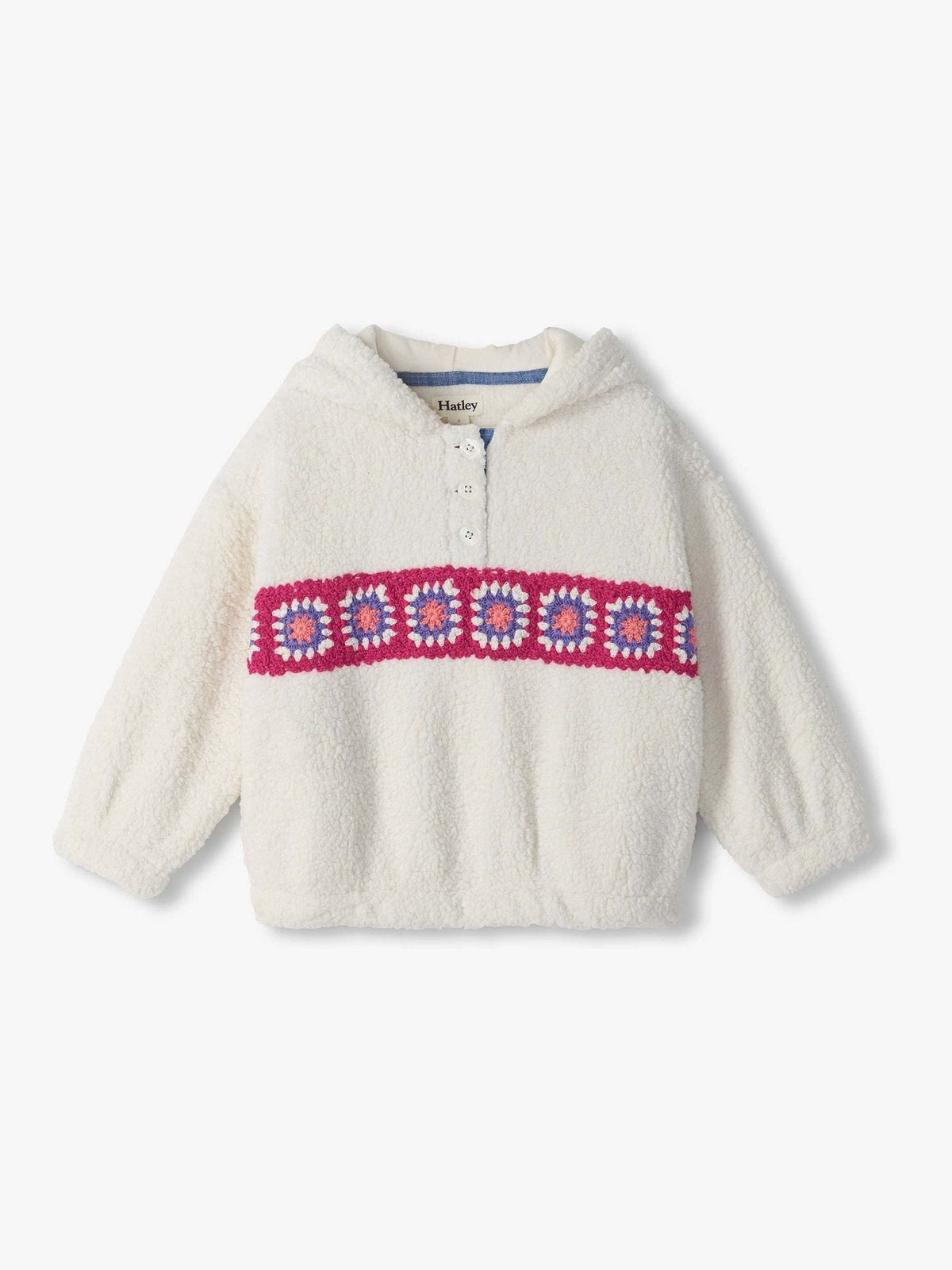 Dsiney Kidz - Hatley Natural Fuzzy Crochet Pullover Jumper image 3