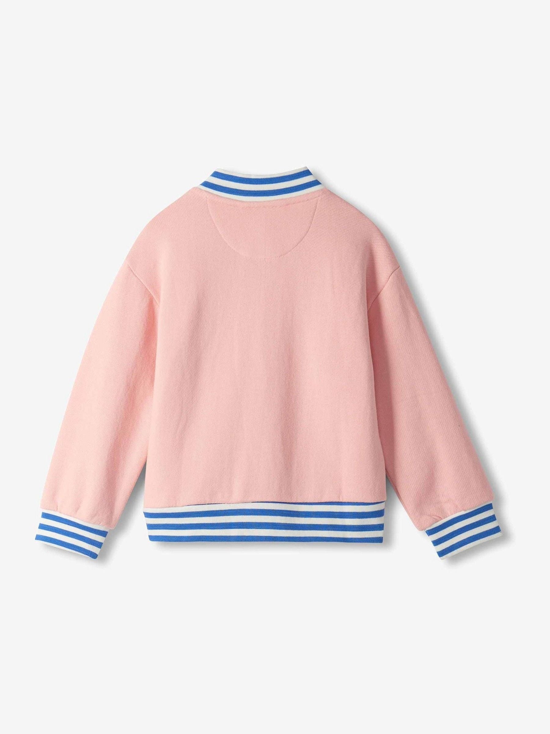 Dsiney Kidz - Hatley Pink Blossom Varsity Bomber Jacket image 3