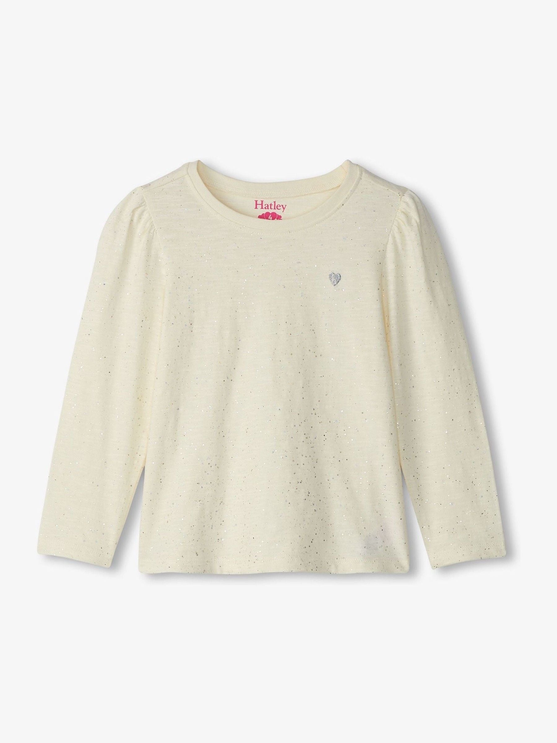 Dsiney Kidz - Hatley Natural Silver Hot Melt Puff Tee Shirt image 1