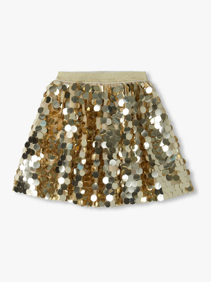 Hatley Yellow Gold Sequin Skirt - image 1
