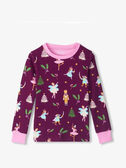 Hatley Purple Nutcracker Cotton Rib Pyjamas Set - image 2