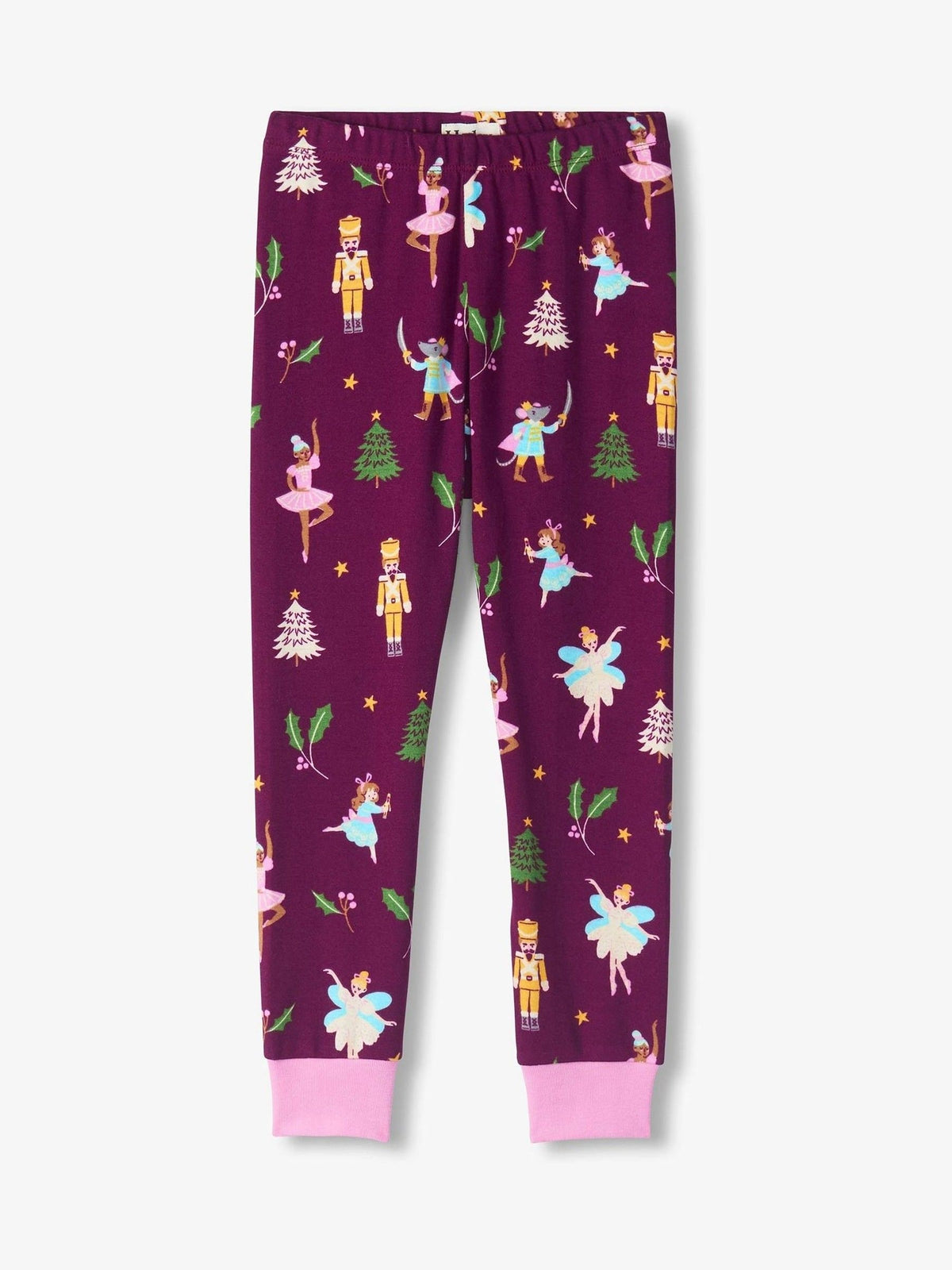 Hatley Purple Nutcracker Cotton Rib Pyjamas Set - image 3
