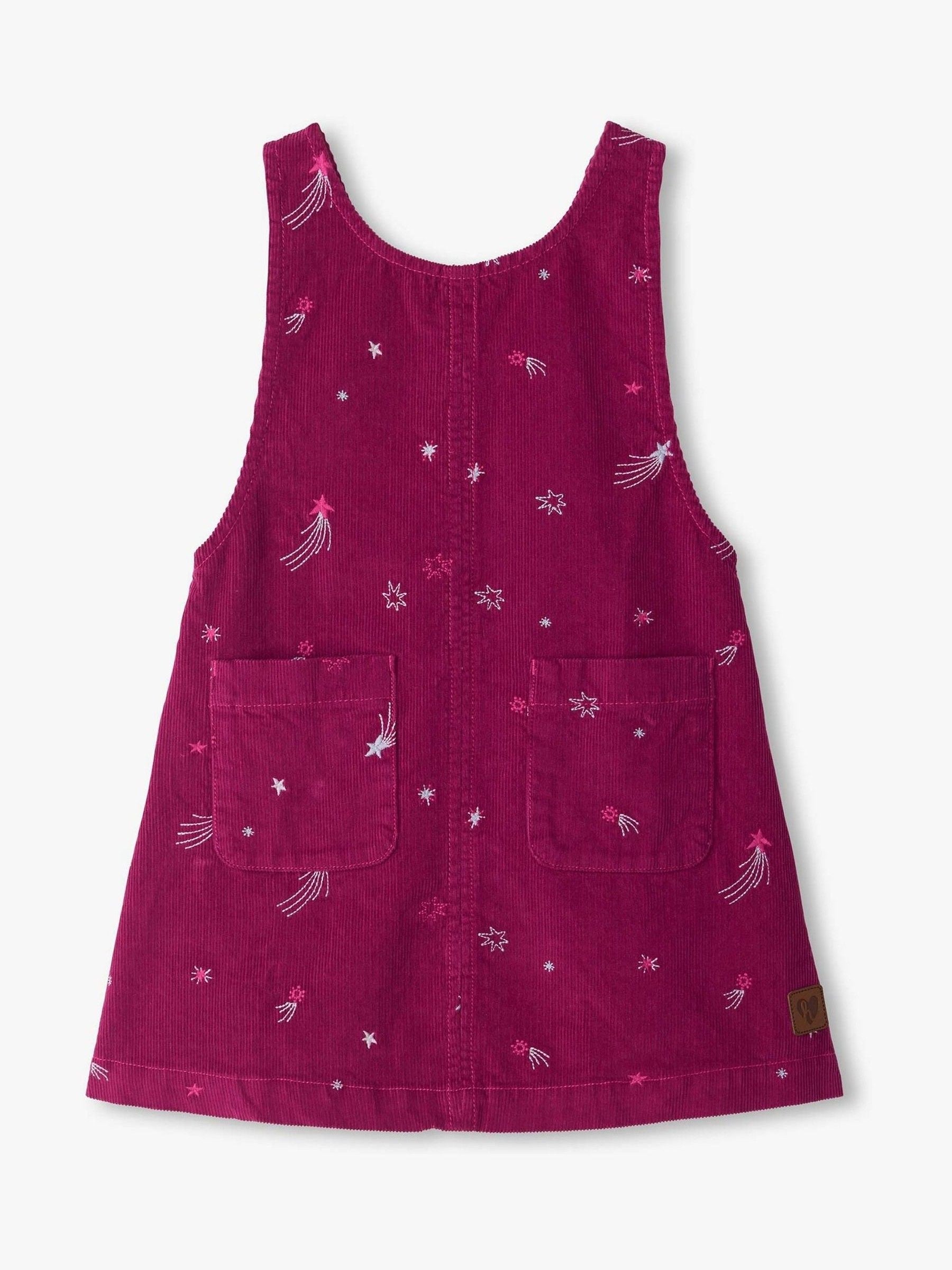 Dsiney Kidz - Hatley Purple Embroidered Twilight Pinafore Dress image 2