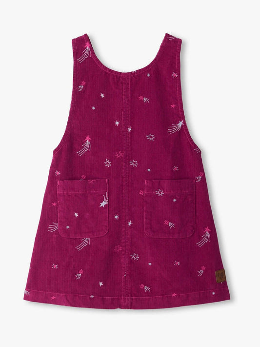 Dsiney Kidz - Hatley Purple Embroidered Twilight Pinafore Dress image 2