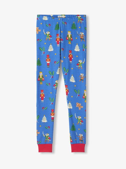 Hatley Blue Blue Nutcracker Cotton Rib Pyjamas Set - image 4