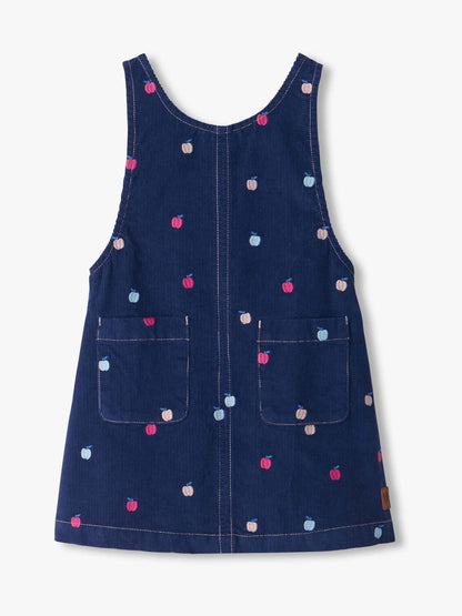 Dsiney Kidz - Hatley Blue Embroidered Apple Pinafore Dress image 2