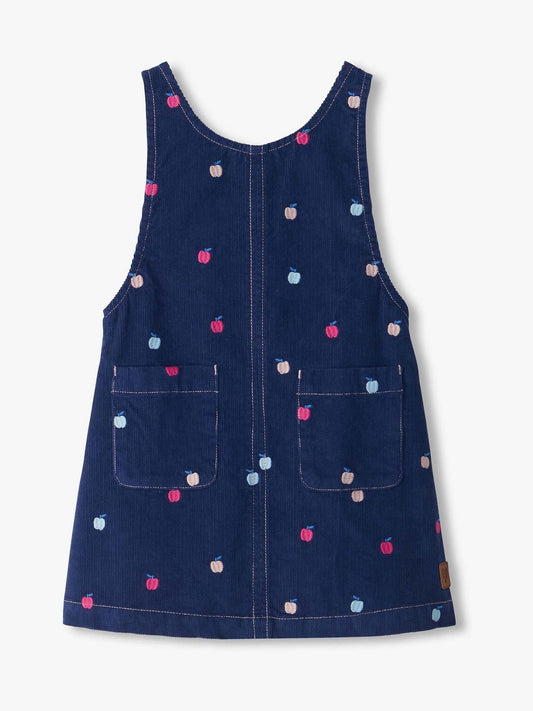 Dsiney Kidz - Hatley Blue Embroidered Apple Pinafore Dress image 2