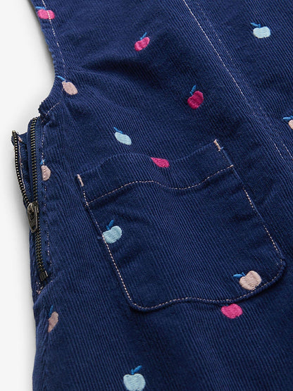Dsiney Kidz - Hatley Blue Embroidered Apple Pinafore Dress image 4