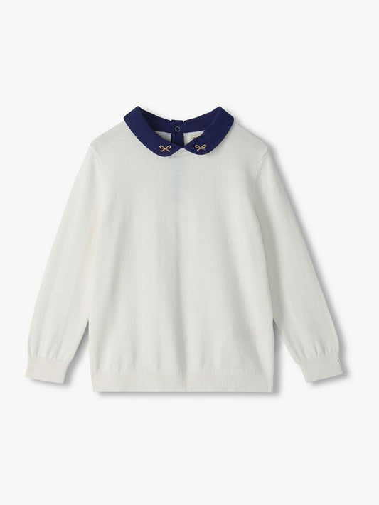 Dsiney Kidz - Hatley Natural Cami Lace Peter Pan Collar Jumper image 1