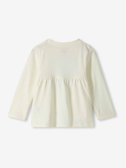 Hatley Natural Ornament Bow Gathered Back T-Shirt - image 2