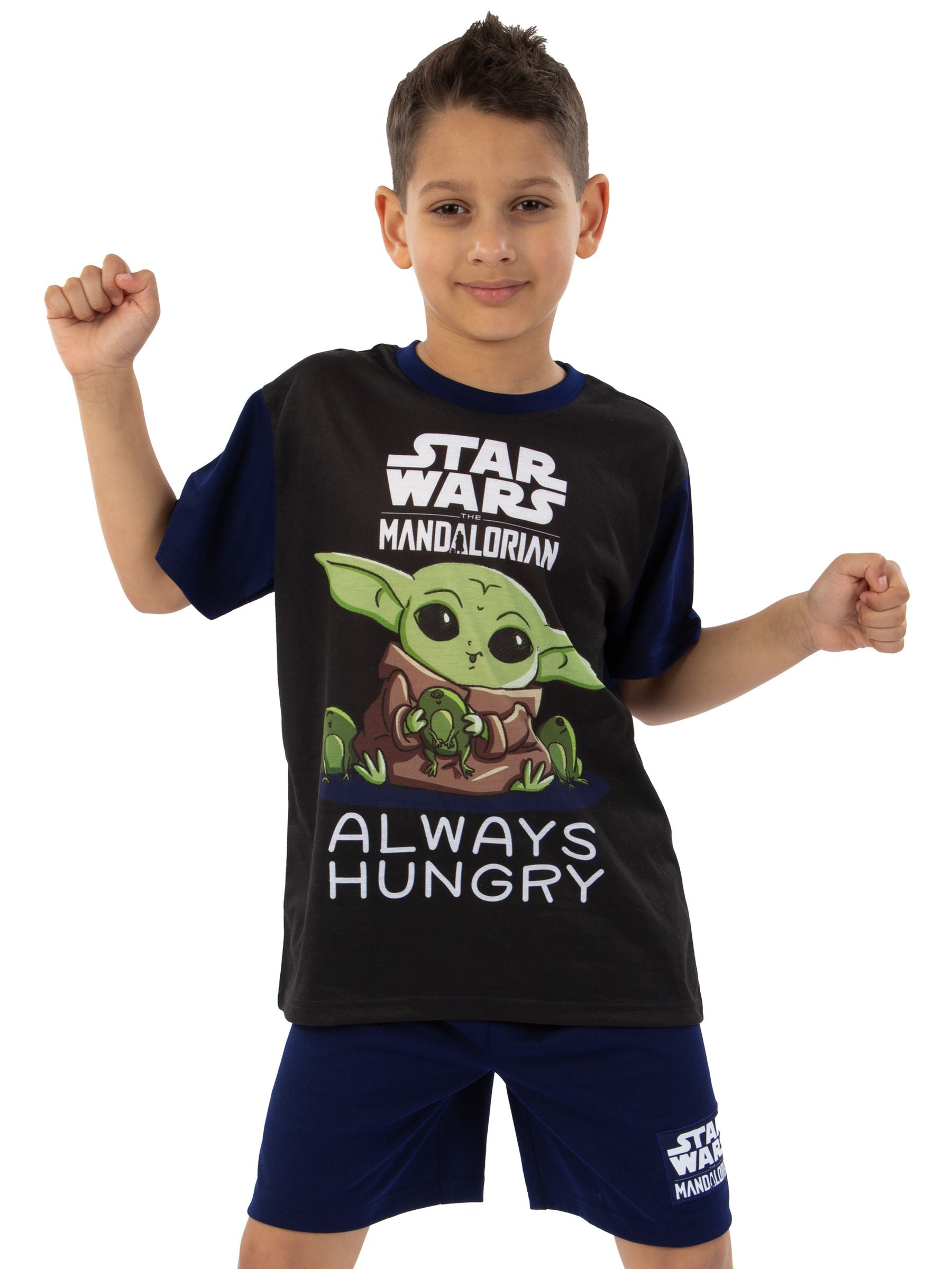 Dsiney Kidz - Character Blue Star Wars The Mandalorian Short Pyjamas Set image 1