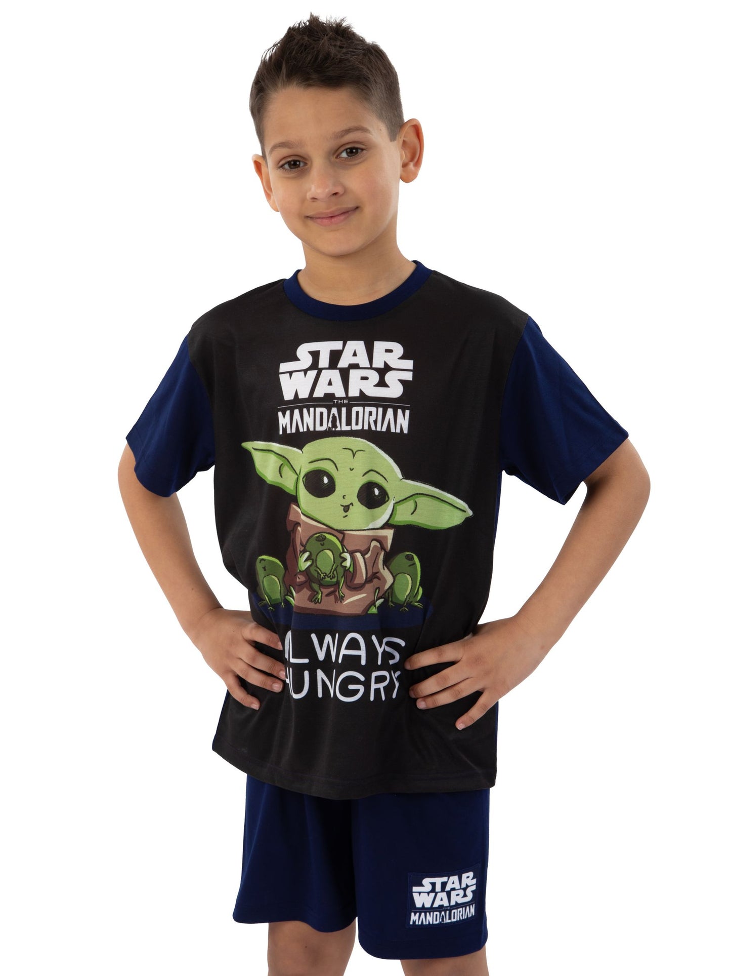 Dsiney Kidz - Character Blue Star Wars The Mandalorian Short Pyjamas Set image 4