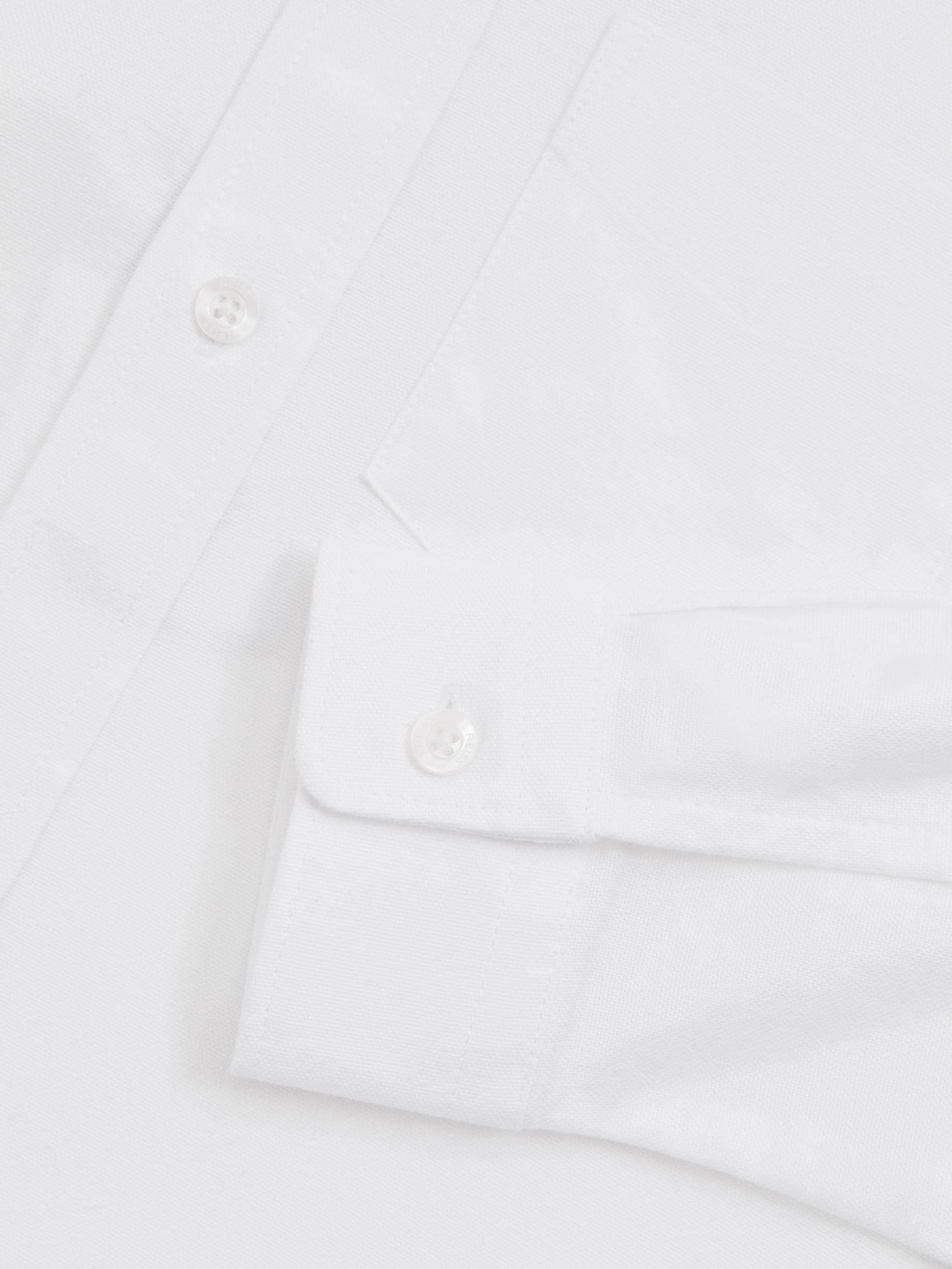 Reiss White Greenwich 3-9 yrs Button Down Oxford Shirt image 4