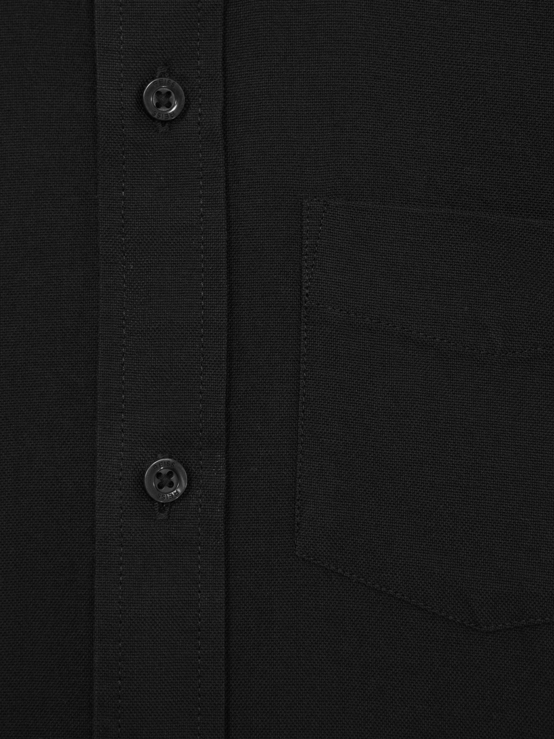 Reiss Black Greenwich 9-13 yrs Button Down Oxford Shirt image 4