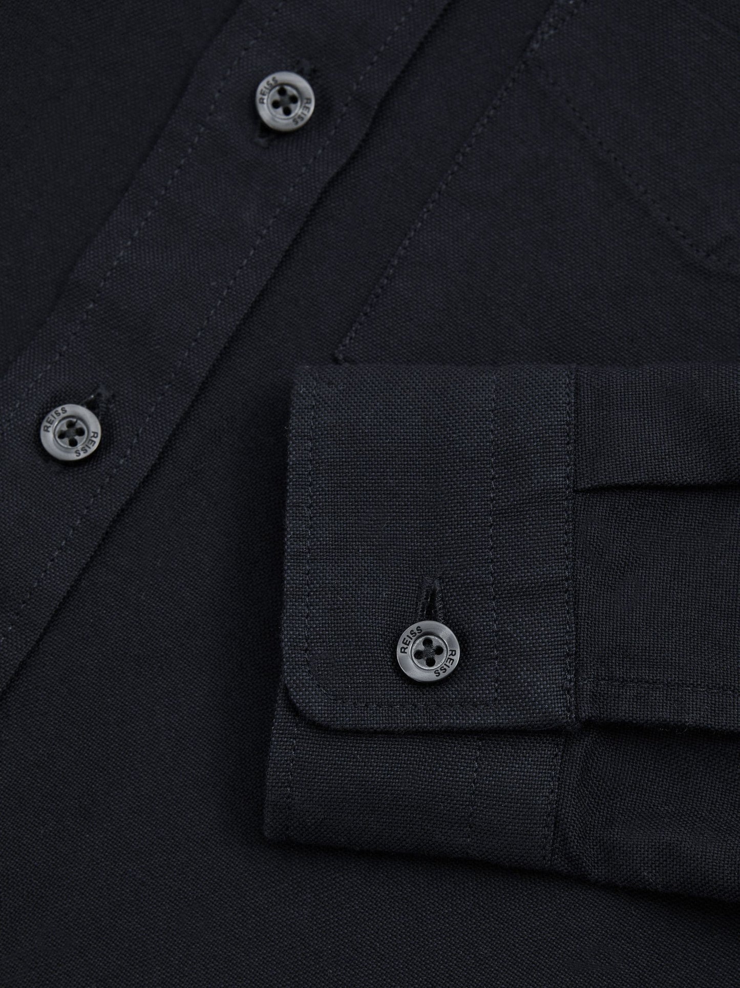 Reiss Navy Greenwich 9-13 yrs Button Down Oxford Shirt image 4