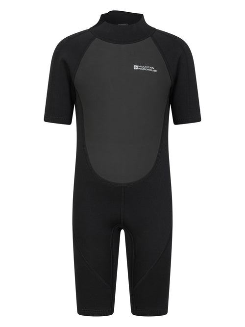 Dsiney Kidz - Mountain Warehouse Black Kids Shorty 2.5/2mm Wetsuit image 1