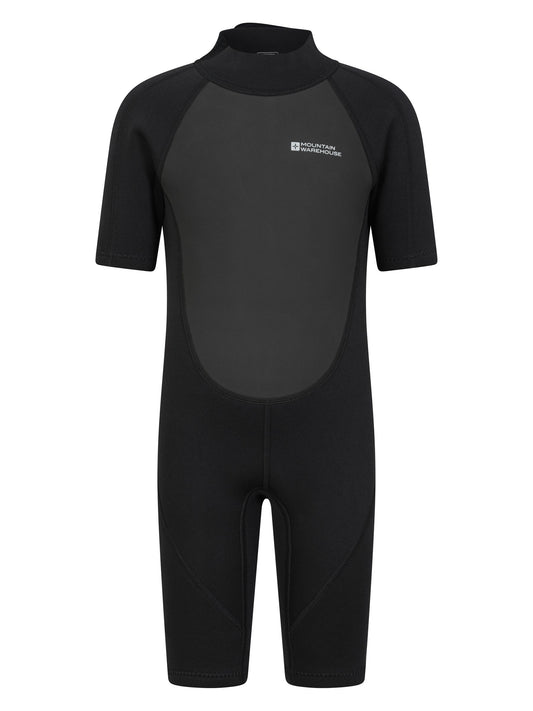 Dsiney Kidz - Mountain Warehouse Black Kids Shorty 2.5/2mm Wetsuit image 1