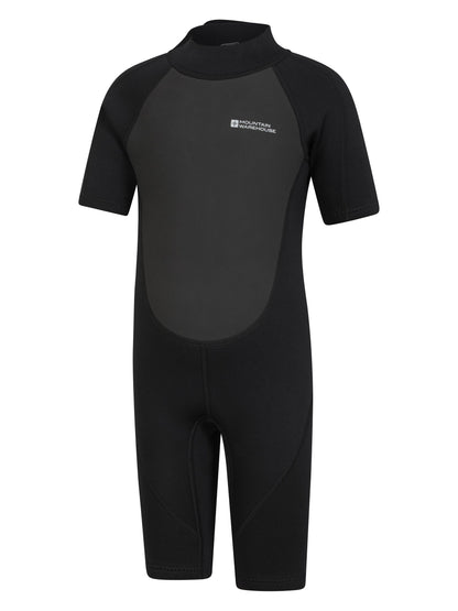 Dsiney Kidz - Mountain Warehouse Black Kids Shorty 2.5/2mm Wetsuit image 3