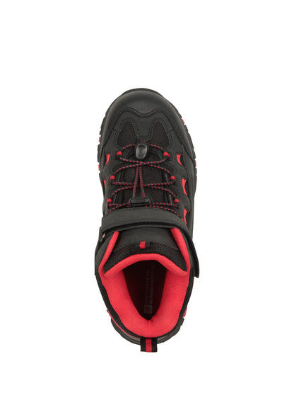 Mountain Warehouse Black Adventurer Kids Adaptive Walking Boots image 5