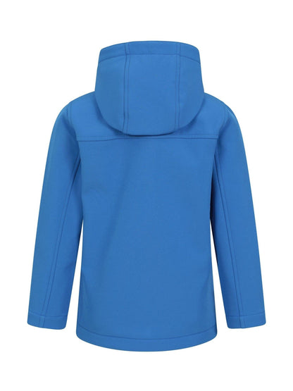 Dsiney Kidz - Mountain Warehouse Aqua Blue Exodus Kids Water Resistant Softshell Jacket image 3