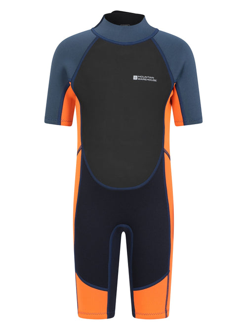 Dsiney Kidz - Mountain Warehouse Orange Kids Shorty 2.5/2mm Wetsuit image 1