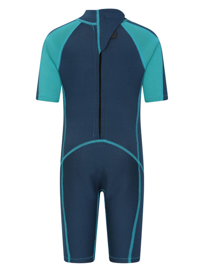 Dsiney Kidz - Mountain Warehouse Mid Blue Denim Kids Shorty 2.5/2mm Wetsuit image 4