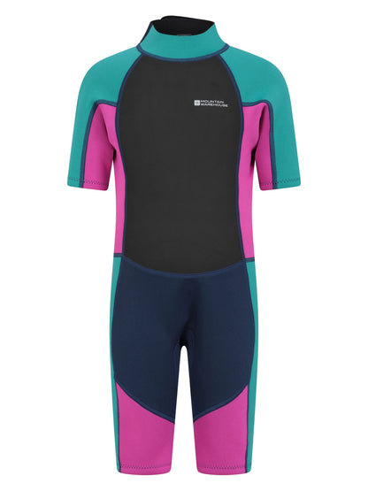 Dsiney Kidz - Mountain Warehouse Purple Kids Shorty 2.5/2mm Wetsuit image 1
