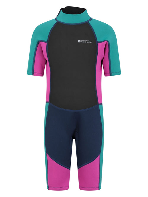 Dsiney Kidz - Mountain Warehouse Purple Kids Shorty 2.5/2mm Wetsuit image 1