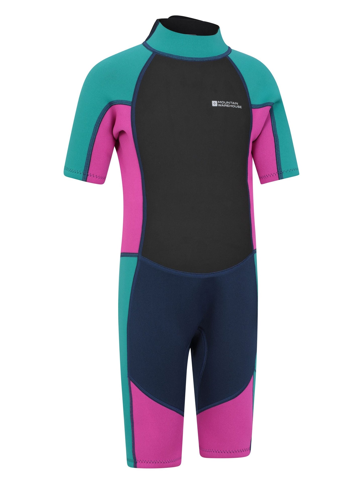Dsiney Kidz - Mountain Warehouse Purple Kids Shorty 2.5/2mm Wetsuit image 2