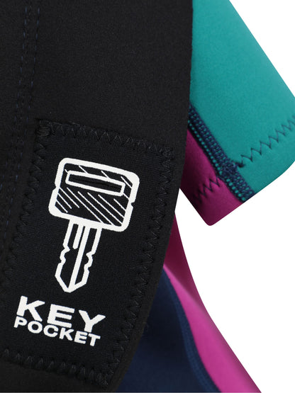 Dsiney Kidz - Mountain Warehouse Purple Kids Shorty 2.5/2mm Wetsuit image 6