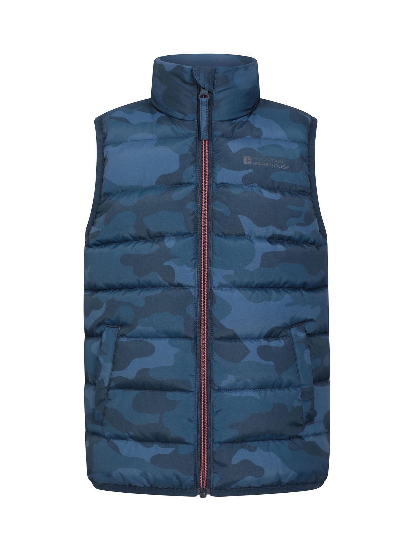 Dsiney Kidz - Mountain Warehouse Mid Grey Kids Rocko Printed Padded Gilet image 1