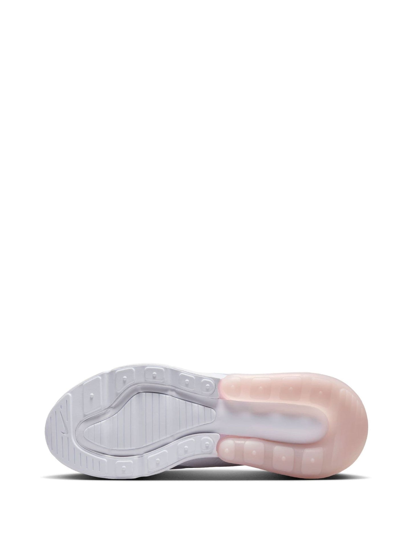 Nike White Pink Youth Air Max 270 Trainers image 7