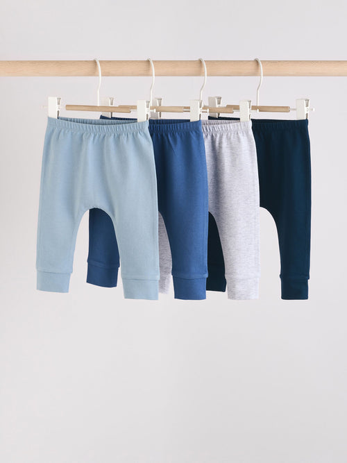 Blue Baby Leggings 4 Pack (0mths-3yrs) image 1