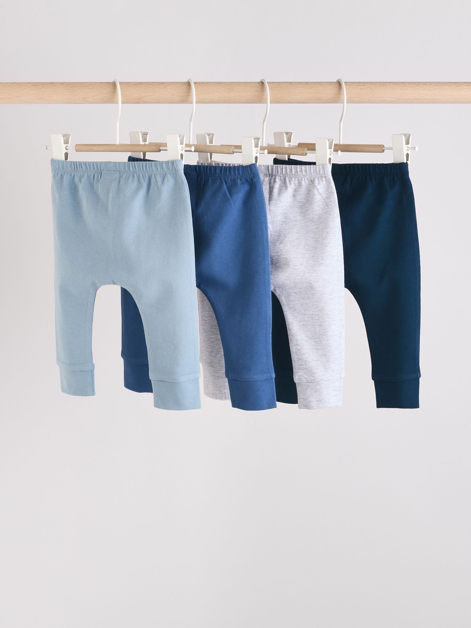 Blue Baby Leggings 4 Pack (0mths-3yrs) image 2