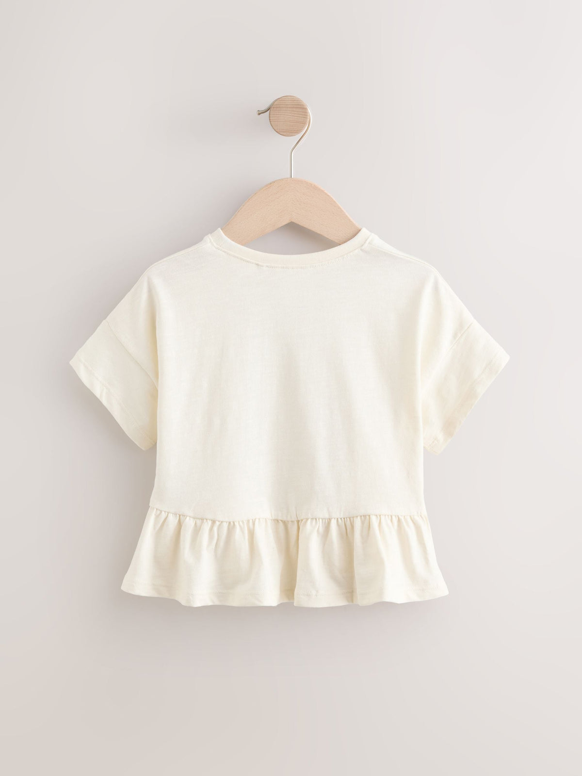 Dsiney Kidz - Ecru Short Sleeve Peplum T-Shirt (3mths-7yrs) image 6