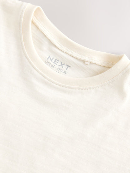 Dsiney Kidz - Ecru Short Sleeve Peplum T-Shirt (3mths-7yrs) image 7