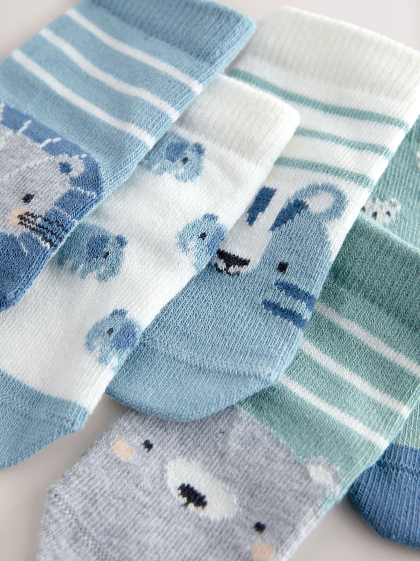 Blue character Baby Socks 5 Pack (0mths-2yrs)