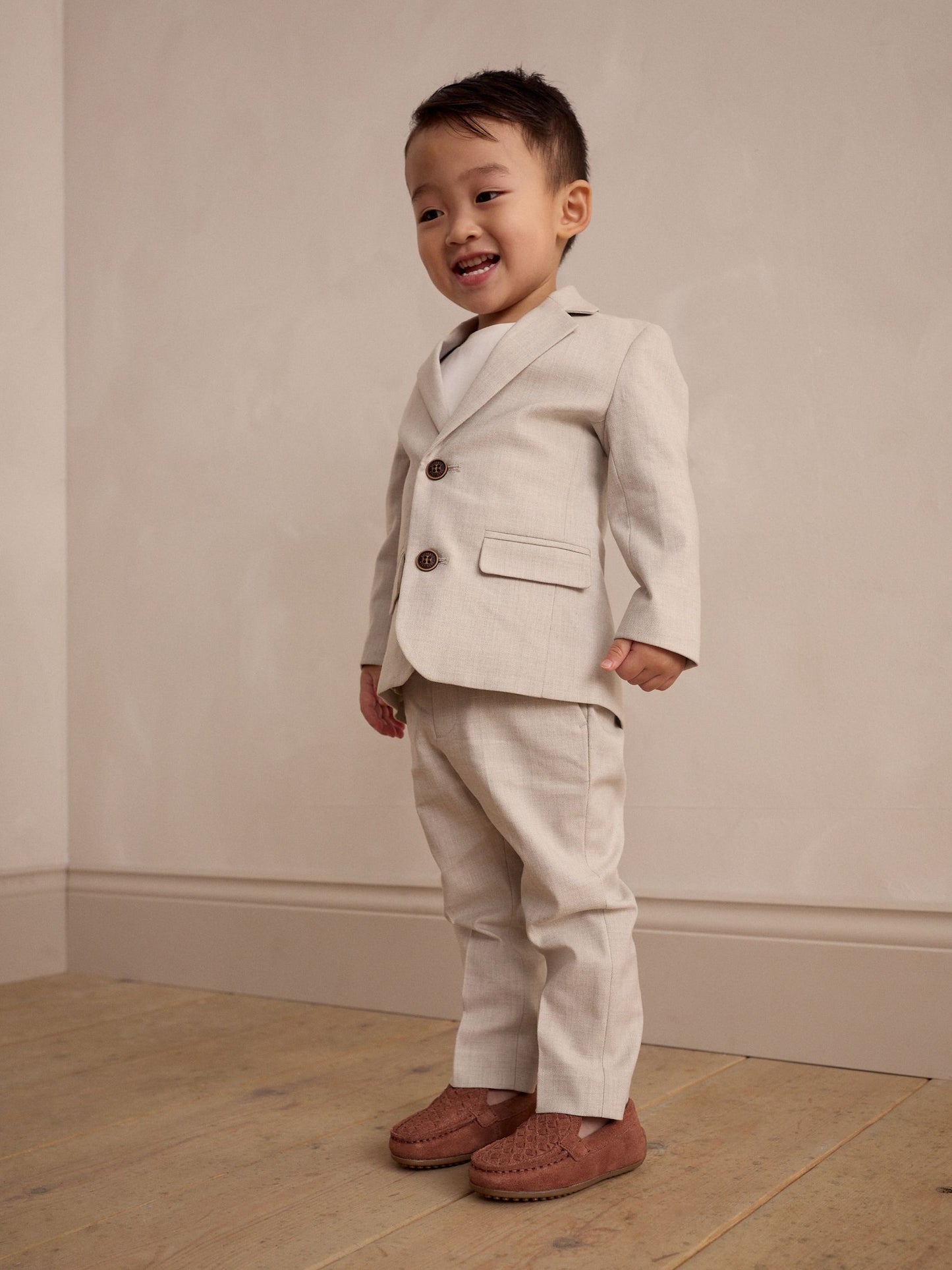 Neutral Smart Trousers (3mths-7yrs) image 2