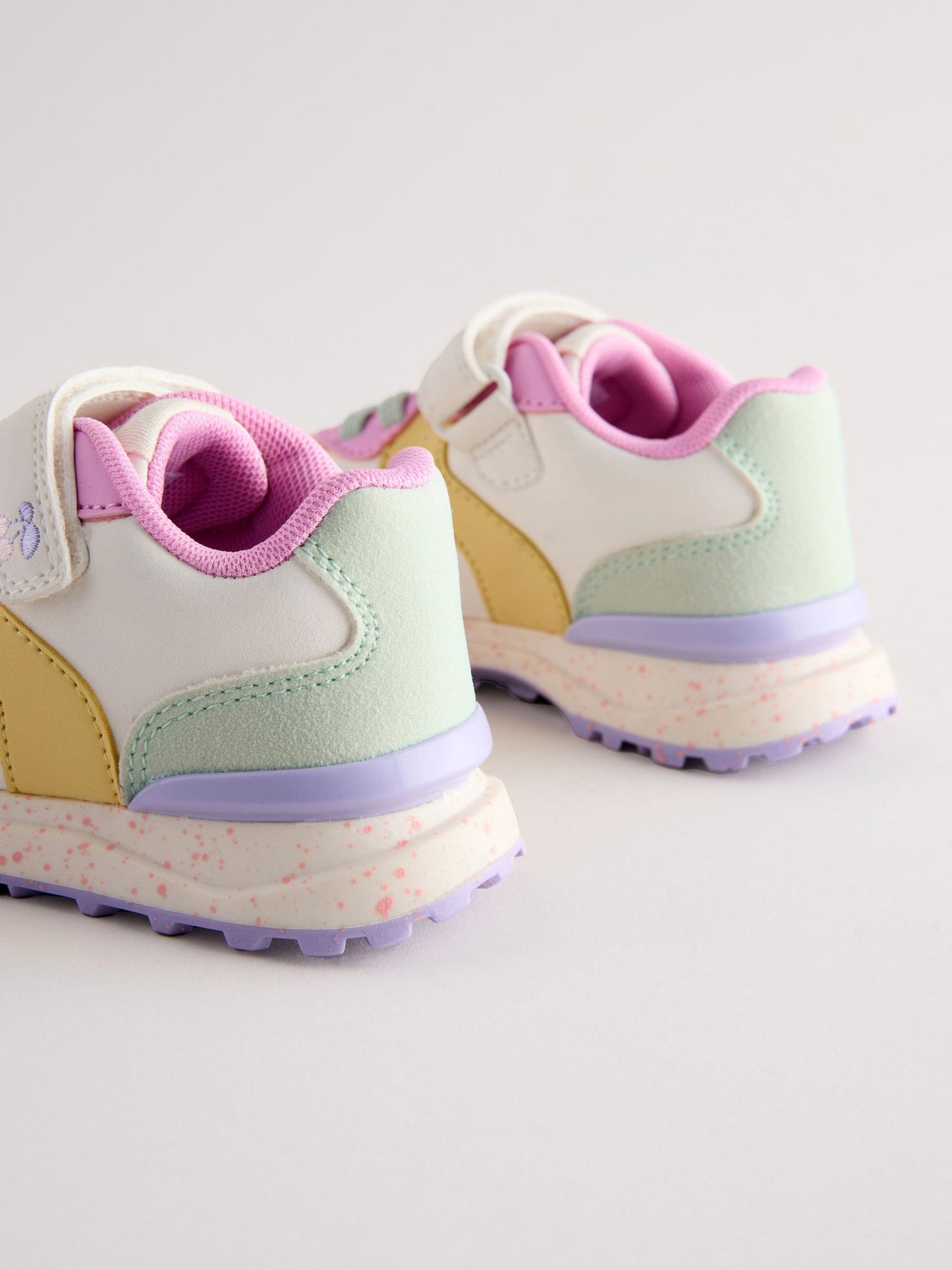 Multi Bright Elastic Lace Touch Fastening Trainers image 5