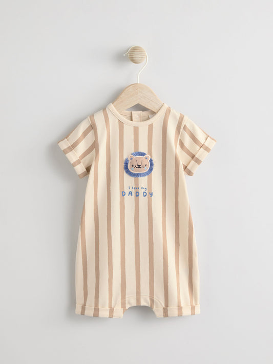 Blue Baby Jersey Romper image 1