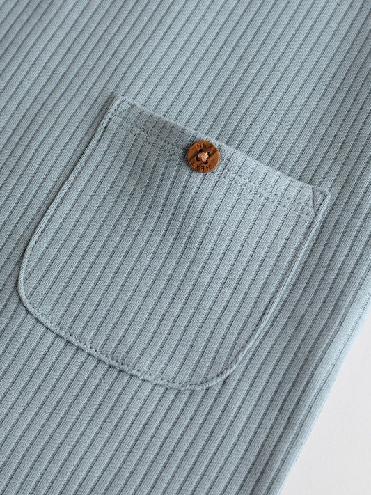 Mono Grandad Button Neck 4 Pack Baby Rompers image 3