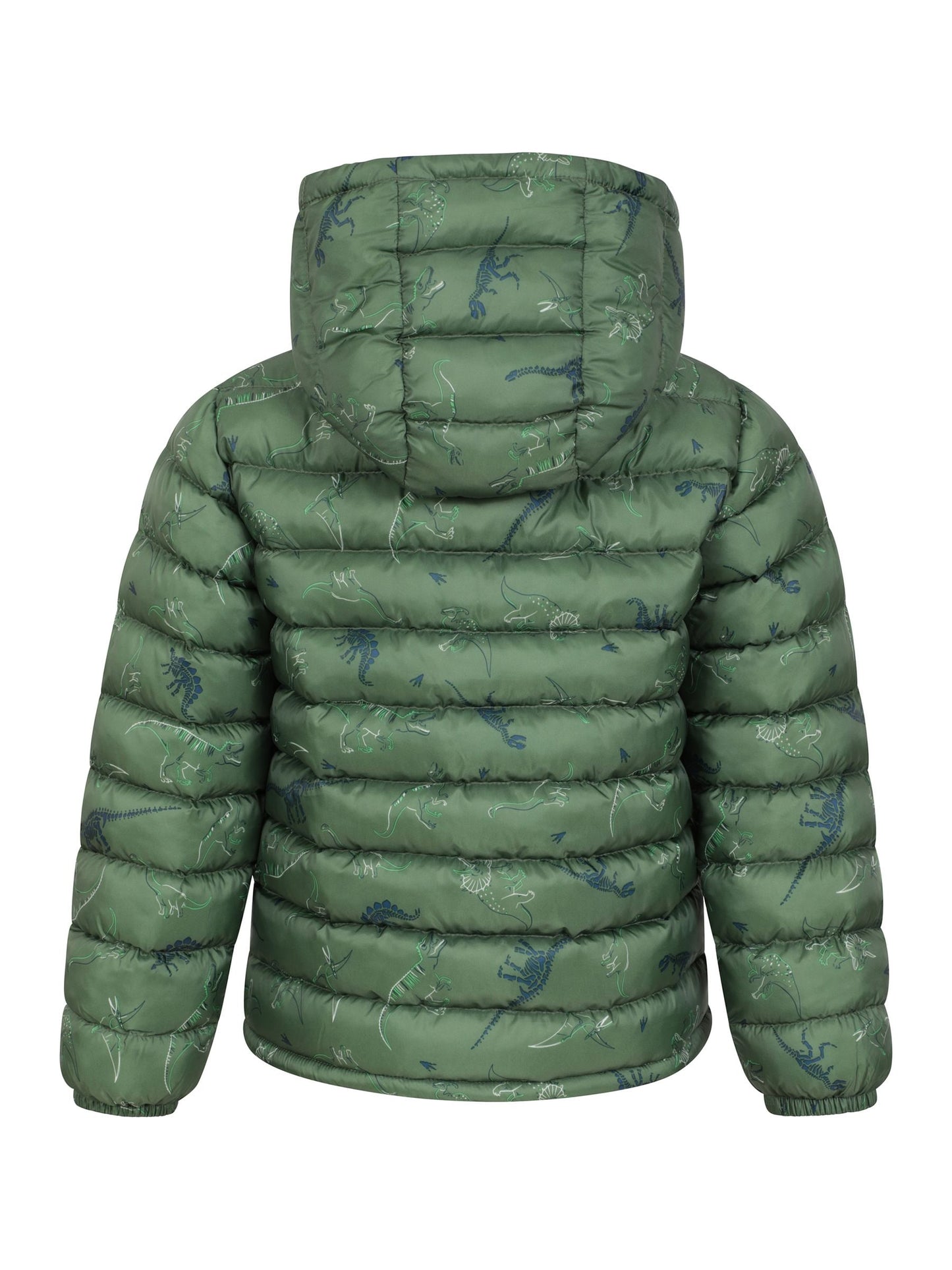 Dsiney Kidz - Mountain Warehouse Dark Green Seasons  Printed Water-Resistant Padded Jacket image 3
