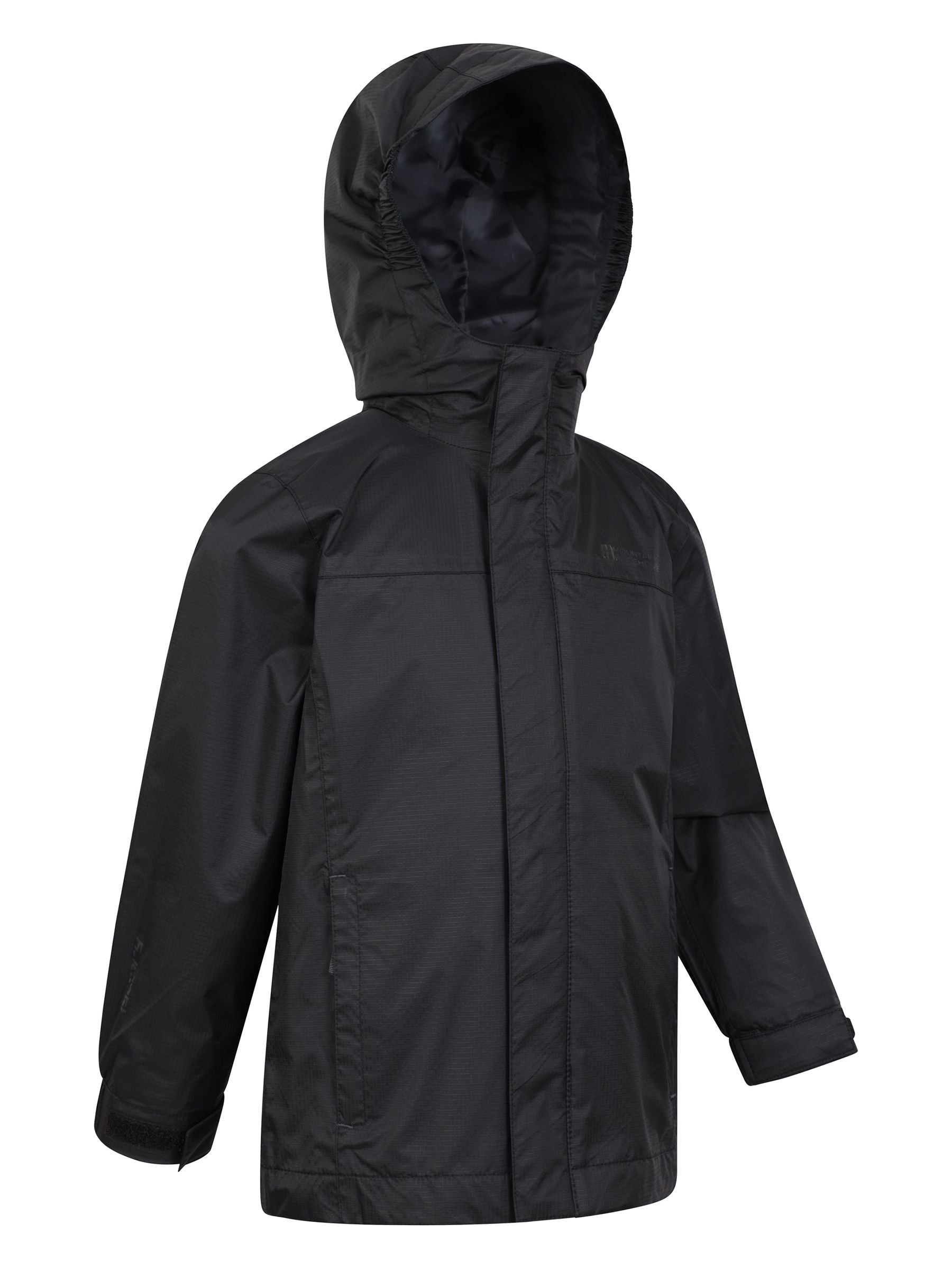Dsiney Kidz - Mountain Warehouse Black Torrent Waterproof Jacket image 2