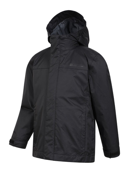 Dsiney Kidz - Mountain Warehouse Black Torrent Waterproof Jacket image 4