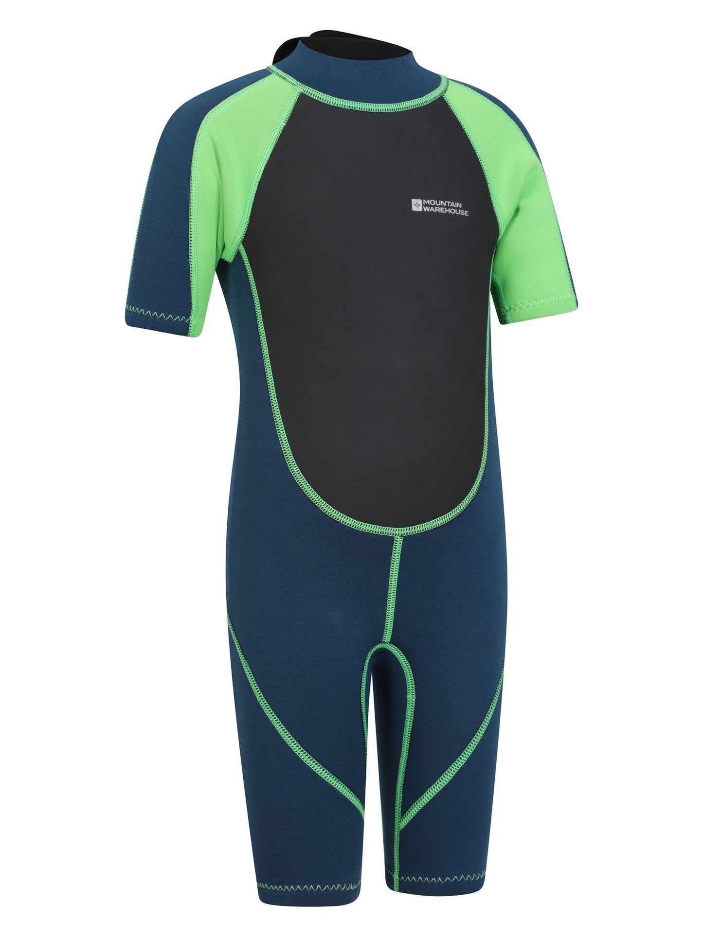 Dsiney Kidz - Mountain Warehouse Green Kids Shorty 2.5/2mm Wetsuit image 2